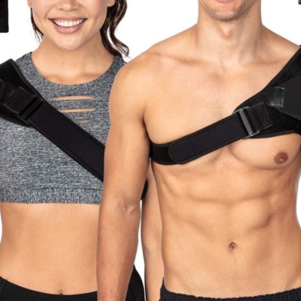 Copper Infused Shoulder Adjustable Compression Sleeve Men/Women Support Brace